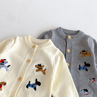Load image into Gallery viewer, Baby Girls Boys Animals Embroidered Jumpsuits Wholesale 25092210
