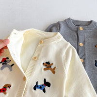 Load image into Gallery viewer, Baby Girls Boys Animals Embroidered Jumpsuits Wholesale 25092210
