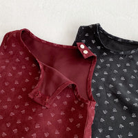 Load image into Gallery viewer, 3 Pieces Set Baby Kid Girls Solid Color Print Tops Flower Tank Tops And Pants Wholesale 25092216
