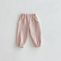 Load image into Gallery viewer, 2 Pieces Set Baby Kid Girls Solid Color Tops And Pants Wholesale 25092218
