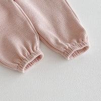 Load image into Gallery viewer, 2 Pieces Set Baby Kid Girls Solid Color Tops And Pants Wholesale 25092218
