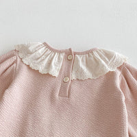 Load image into Gallery viewer, 2 Pieces Set Baby Kid Girls Solid Color Tops And Pants Wholesale 25092218
