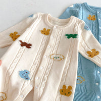 Load image into Gallery viewer, Baby Kid Girls Boys Animals Crochet Jumpsuits Wholesale 25092219
