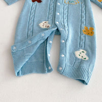 Load image into Gallery viewer, Baby Kid Girls Boys Animals Crochet Jumpsuits Wholesale 25092219
