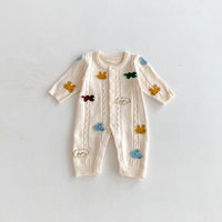 Load image into Gallery viewer, Baby Kid Girls Boys Animals Crochet Jumpsuits Wholesale 25092219
