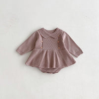 Load image into Gallery viewer, Baby Kid Girls Solid Color Rompers Wholesale 25092221
