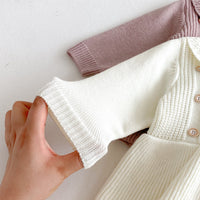 Load image into Gallery viewer, Baby Kid Girls Solid Color Rompers Wholesale 25092221
