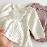 Load image into Gallery viewer, Baby Kid Girls Solid Color Rompers Wholesale 25092221
