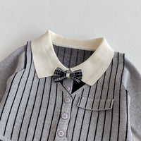 Load image into Gallery viewer, Baby Boys Solid Color Striped Jumpsuits Wholesale 25092223
