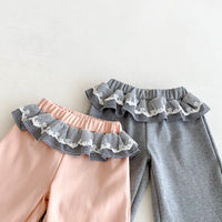 Load image into Gallery viewer, 2 Pieces Set Baby Kid Girls Solid Color Tops And Pants Wholesale 25092224
