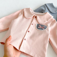 Load image into Gallery viewer, 2 Pieces Set Baby Kid Girls Solid Color Tops And Pants Wholesale 25092224
