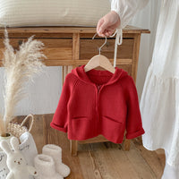 Load image into Gallery viewer, Baby Kid Girls Solid Color Jackets Outwears Wholesale 25092227
