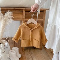 Load image into Gallery viewer, Baby Kid Girls Solid Color Jackets Outwears Wholesale 25092227
