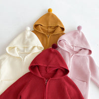 Load image into Gallery viewer, Baby Kid Girls Solid Color Jackets Outwears Wholesale 25092227
