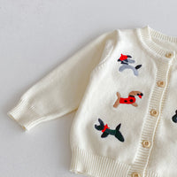 Load image into Gallery viewer, Baby Kid Girls Animals Embroidered Cardigan Wholesale 25092228
