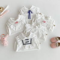 Load image into Gallery viewer, Baby Kid Girls Solid Color Rompers Wholesale 25092233
