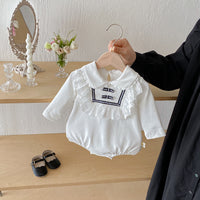 Load image into Gallery viewer, Baby Kid Girls Solid Color Rompers Wholesale 25092233
