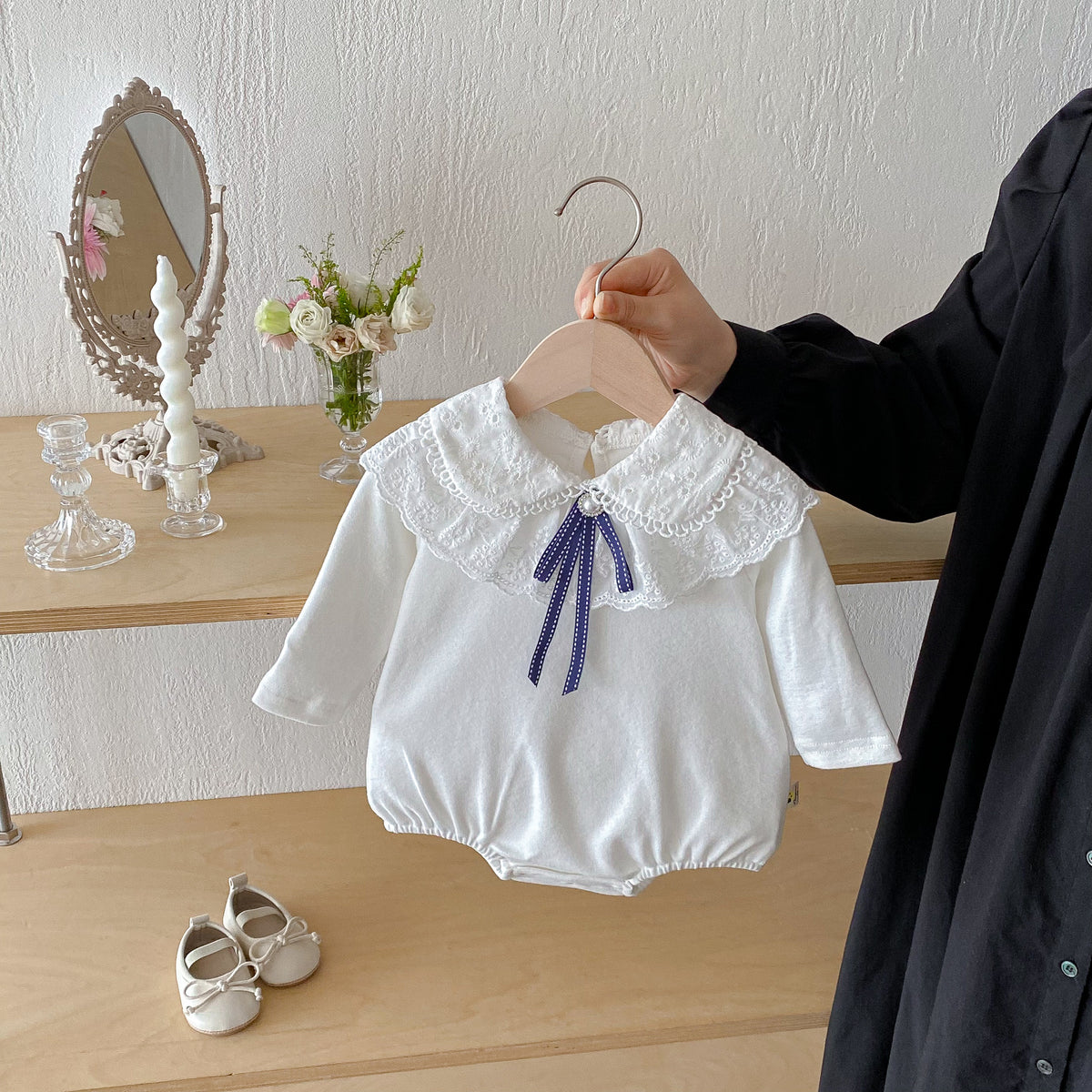 Baby Kid Girls Solid Color Rompers Wholesale 25092233