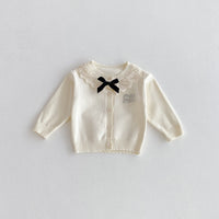 Load image into Gallery viewer, Baby Kid Girls Solid Color Letters Cardigan Wholesale 25092234
