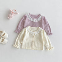 Load image into Gallery viewer, Baby Kid Girls Solid Color Cardigan Wholesale 25092236
