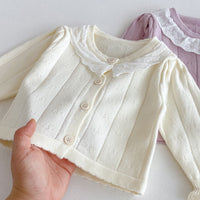 Load image into Gallery viewer, Baby Kid Girls Solid Color Cardigan Wholesale 25092236
