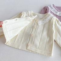 Load image into Gallery viewer, Baby Kid Girls Solid Color Cardigan Wholesale 25092236
