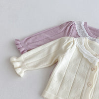 Load image into Gallery viewer, Baby Kid Girls Solid Color Cardigan Wholesale 25092236
