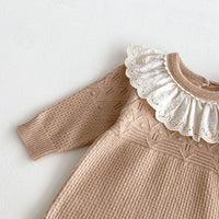 Load image into Gallery viewer, Baby Kid Girls Solid Color Rompers Wholesale 25092238
