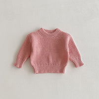 Load image into Gallery viewer, Baby Kid Girls Solid Color Sweaters Wholesale 25092240
