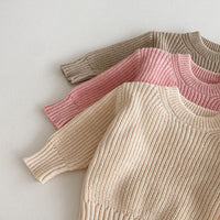 Load image into Gallery viewer, Baby Kid Girls Solid Color Sweaters Wholesale 25092240
