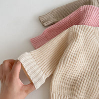 Load image into Gallery viewer, Baby Kid Girls Solid Color Sweaters Wholesale 25092240
