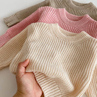 Load image into Gallery viewer, Baby Kid Girls Solid Color Sweaters Wholesale 25092240
