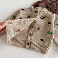 Load image into Gallery viewer, Baby Kid Girls Embroidered Cardigan Wholesale 25092243
