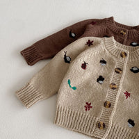 Load image into Gallery viewer, Baby Kid Girls Embroidered Cardigan Wholesale 25092243
