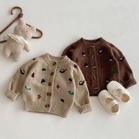 Load image into Gallery viewer, Baby Kid Girls Embroidered Cardigan Wholesale 25092243
