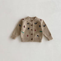 Load image into Gallery viewer, Baby Kid Girls Embroidered Cardigan Wholesale 25092243
