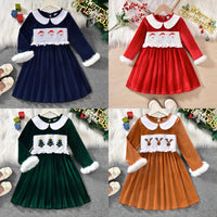 Load image into Gallery viewer, Baby Kid Girls Animals Cartoon Christmas Dresses Wholesale 25101505

