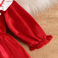 Load image into Gallery viewer, Baby Girls Cartoon Christmas Dresses Wholesale 25101507
