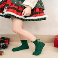 Load image into Gallery viewer, Baby Kid Girls Boys Solid Color Bow Christmas Accessories Socks Wholesale 25101509
