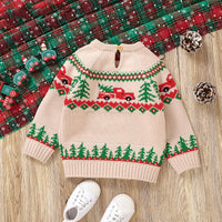 Load image into Gallery viewer, Baby Kid Girls Cartoon Plant Christmas Sweaters Wholesale 25101511
