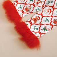 Load image into Gallery viewer, Baby Kid Girls Cartoon Bow Christmas Tops Pants Sleepwears Wholesale 25101513
