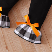 Load image into Gallery viewer, 2 Pieces Set Baby Kid Girls Halloween Fruit Checked Tops And Pants Wholesale 25101515
