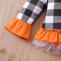 Load image into Gallery viewer, 2 Pieces Set Baby Kid Girls Halloween Fruit Checked Tops And Pants Wholesale 25101515
