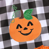 Load image into Gallery viewer, 2 Pieces Set Baby Kid Girls Halloween Fruit Checked Tops And Pants Wholesale 25101515
