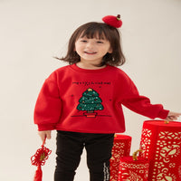 Load image into Gallery viewer, Baby Kid Girls Boys Letters Plant Christmas Hoodies Sweatshirts Wholesale 25101518
