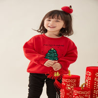 Load image into Gallery viewer, Baby Kid Girls Boys Letters Plant Christmas Hoodies Sweatshirts Wholesale 25101518

