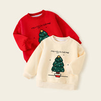 Load image into Gallery viewer, Baby Kid Girls Boys Letters Plant Christmas Hoodies Sweatshirts Wholesale 25101518
