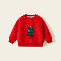 Load image into Gallery viewer, Baby Kid Girls Boys Letters Plant Christmas Hoodies Sweatshirts Wholesale 25101518
