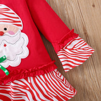Load image into Gallery viewer, 2 Pieces Set Baby Kid Girls Christmas Striped Cartoon Tops And Pants Wholesale 25101521

