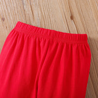 Load image into Gallery viewer, 2 Pieces Set Baby Kid Girls Christmas Striped Cartoon Tops And Pants Wholesale 25101521
